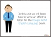 Eduqas GCSE English Language - Writing a Letter Teaching Resources (slide 3/67)